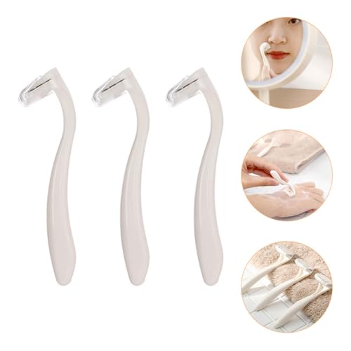 VALICLUD Maquinilla de Afeitar Desechable para Mujer, 3 Unidades de Color Claro, Recortadora de Vello Corporal para Axilas y Zona Íntima, Portátil y Segura para Depilación Femenina - imagen 8
