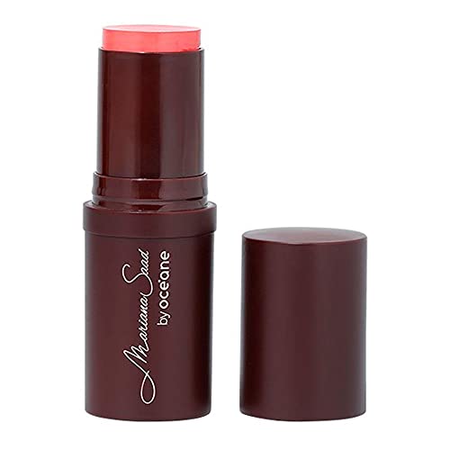 Oceane Blush em Bastão Coral Mariana Saad By Oceane - Blush Stick Coral Kiss 14g
