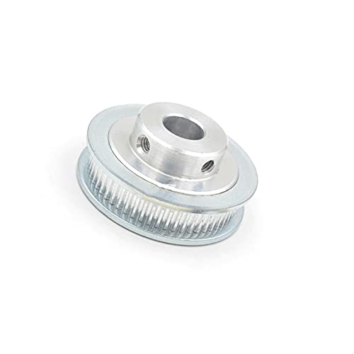 Timing Pulley 55 Teeth 2GT Timing Pulley, Bore 5/6/6.35/8/10/12/14mm, Fit W=6/9/10mm 2GT Synchronous Belt, 55T 55Teeth GT2 Pulley 3D Printer (NO.1406)(Belt Width 10mm,Bore 6.35mm)