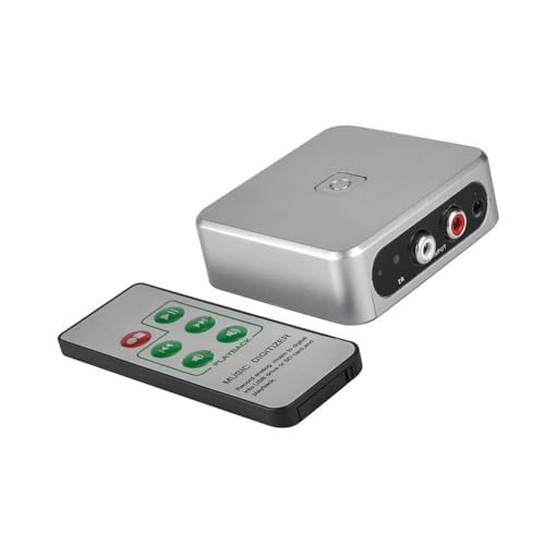 Gramigg Grabador digitalizador de música para dispositivo de captura de sonido, convertidor de MP3, tarjeta de memoria con digitalizador teledirigido