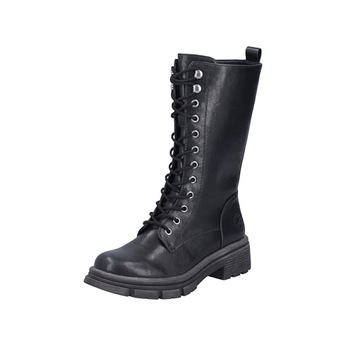 Bottes à lacets Rieker confort antistress avec zip latéral pour femme