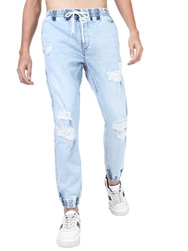 Image of Ketch Men's Stretch Fit Mid Rise Jogger Mid-Rise Jeans (Stretchable)