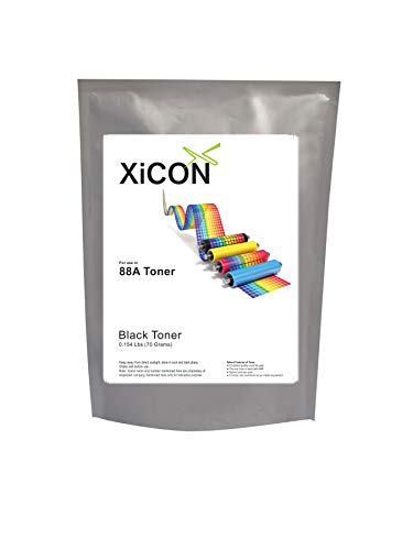 Image of Xicon Darkest Black Toner Powder for 88A Cartridges - 70g