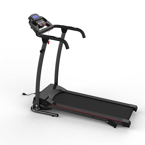 PetGirl Treadmill Foldable Treadmill for Home Electric Treadmill Workout Running Machine 3-Level Manual Incline Treadmill with LCD Monitor for Home & Office & Gym