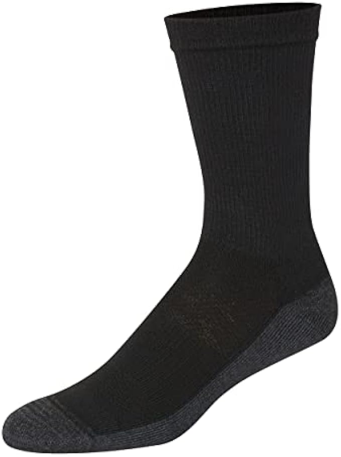 Hanes Men's Socks, X-Temp Cushioned Crew Socks, 12-Pack