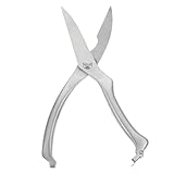 Toyvian Edelstahl Küchen Geflügelschere mit Sicherheitsverschluss Robuste Mehrzweck schere zum Schneiden von Fleisch Geflügel Fisch und Gemüse Spülmaschinenfest für Haushalt und