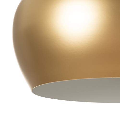 Plafonnier spot en aluminium doré Ø 38x22 cm pour éclairage chic - 2