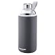 Trinkflasche aus Glas von Westmark 1 Liter Volumen, anthrazit