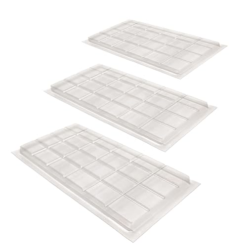 Plain Chocolate Bar Moulds - 100g - Sets of 1, 3, 6, 200 or 600 (3 Moulds)