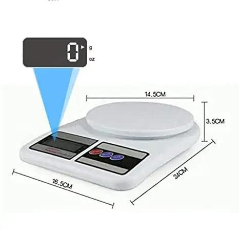 Image of Etekcity SF-400 Digital Kitchen Weighing Scale | 10Kg x 1g Precision | Food Scale with LCD Display for Cooking, Baking, Meal Prep & Healthy Diet | Compact Electronic Weight Machine for Home Use