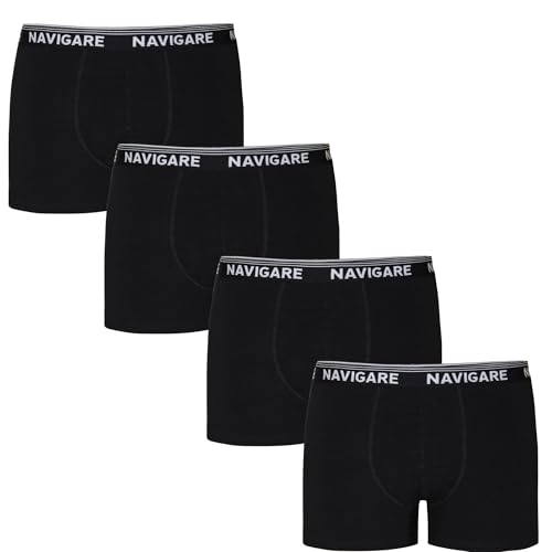 Navigare Calzoncillos bielásticos para hombre, paquete de 4