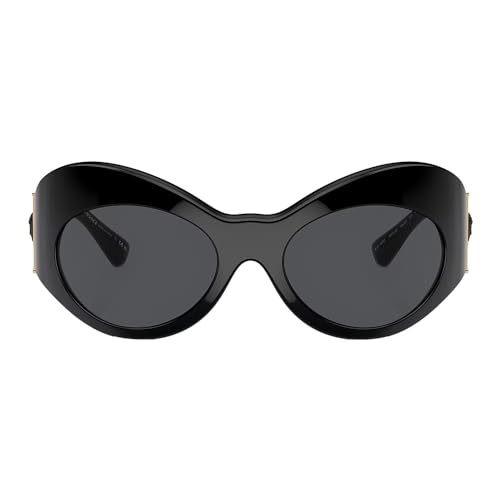 Versace VE 4462 GB1/87 Black Plastic Fashion Sunglasses Grey Lens2