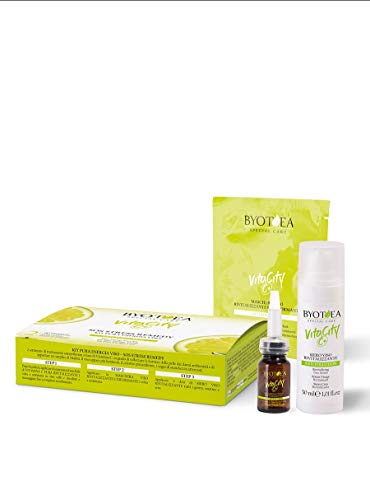 Byothea - Kit de energía para el rostro - Sos Stress Remedy (1 suero + 2 máscaras + 2 ampollas) - 70 ml