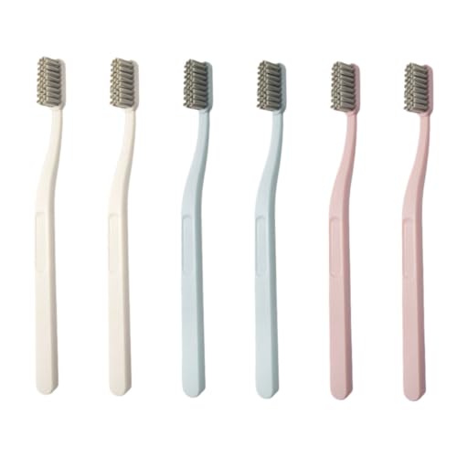 WRITWAA 6Piezas Adultos con Removedores de Manchas Efectivos para Limpieza Oral Saludable Antideslizante y Duradero