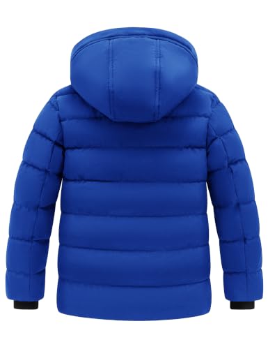 Image of wantdo Boys' Winter Coat Thick Puffer Jacket Snow Wear With Removable Hood
