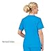 WonderWink Womens Origins Bravo V-Neck Top Medical Scrubs Shirt, Malibu Blue, Small US