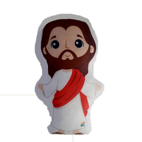 Almofada Naninha para Beb&ecirc; Jesus Ressuscitado 30 Cm de Altura