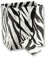 Gift Bag Small Zebra Print (Package of 10)