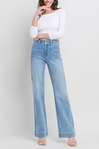 Flying Monkey - 90's Vintage Super High Rise Flare Jeans - F56554