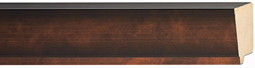 CountryArtHouse Picture Frame Moulding (Wood) 100ft bundle - Traditional Bronze Finish - 2.5