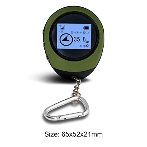 Brújula GPS portátil con hebilla para rutas de senderismo y turismo forestal activo 2