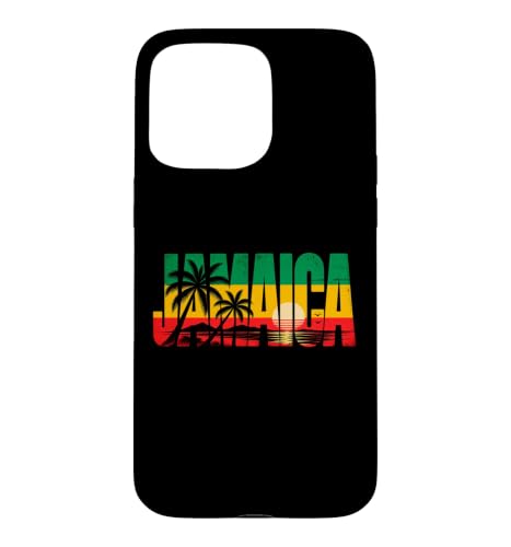 Jamaica Jamaican Tropical Sunset Palm Tree Vacation �X�}�z�P�[�X iPhone 15 Pro Max �p