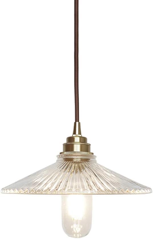 Lampe suspendue rustique en verre pour illuminer votre îlot de cuisine et vos repas en famille
