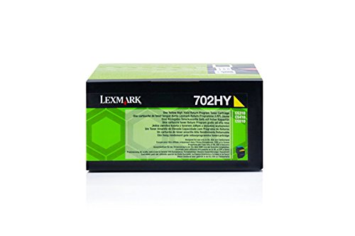 Toner yellow Lexmark CS 510 original haute fidelite 702HY