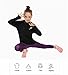 Girls Long Sleeve Shirt Hoodies UPF50+ Active Tee Workout Running Yoga Pullover Tops with Thumb Holes Black 3-4Toddler