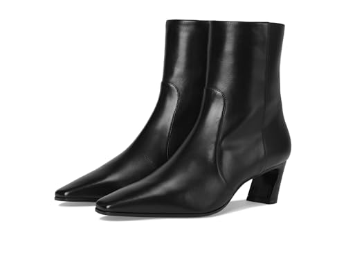 Stuart Weitzman Women's Stassi Zip Bootie 50, Black 1, 8, Medium