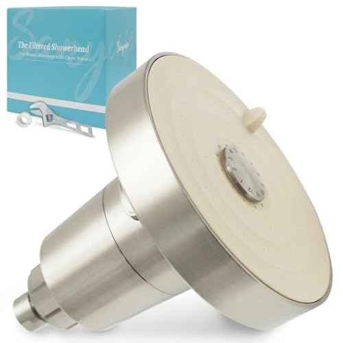 Pommeau de douche filtré pour eau dure SANYCASA, filtration chlore et sédiments KDF-55 - 2