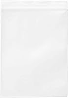 Vista 1 de 3 bolsas de plástico pequeñas de polietileno transparente y con cierre de 0.079 in para tarjetas de galletas de caramelo, paquete de 200 por L-BOST