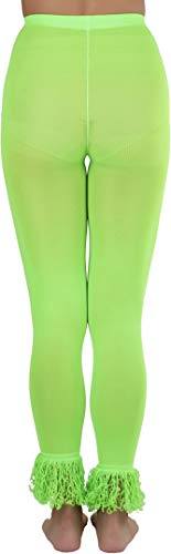 Image of ToBeInStyle Women's Opaque Ankle Long Nylon Footless Fun Tights Pantyhose