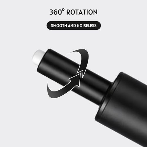 Image of Varaha Heavy Duty Class 4 SS Heavy Duty Gas Lift Hydraulic Cylinder Spring | Universal Size | 5 Years Warranty | Adjustable Height Revolving Chair Lifter | Chair Accessories | Strong Support | Black