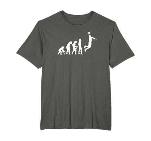Basketball Evolution T-Shirt Dunking T-Shirt