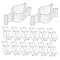 Veemoon 50 pezzi Clip Pompa in Plastica Resistente Morsetto Blocca Pompa Dispenser per Bottiglie Cosmetiche Previene Perdite e Fuoriuscite Accessorio Fermapompa Sicuro e Versatile