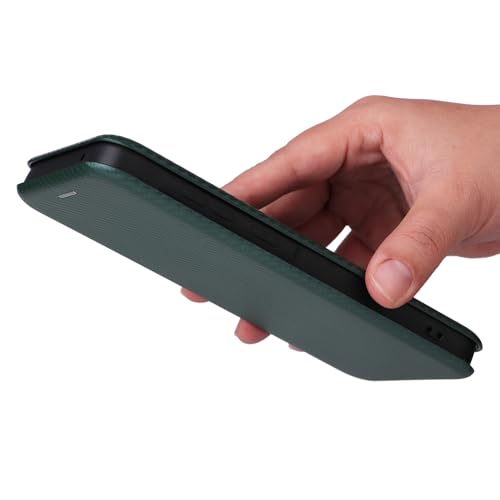 Étui antichoc Samsung A35 5G vert résout le risque de casse écran rabat - 3