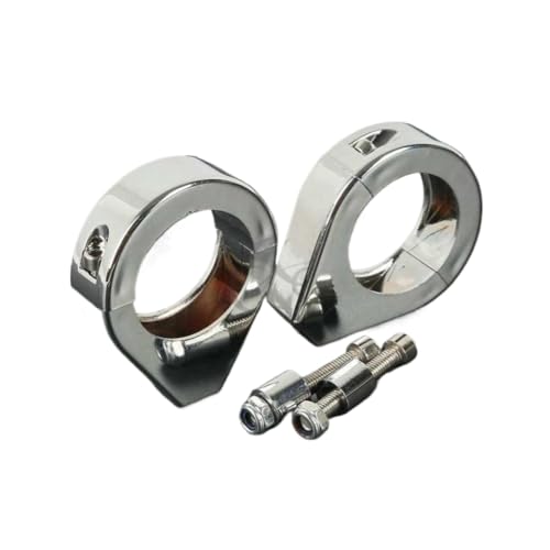 RaYBTxTGn Support de montage tournant de 39 mm pour Sportster 1988-2012 et modèles avec tubes de fourche de 39 mm(Chrome)
