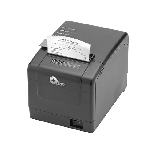{Impresora Tickets 80Mm Wifi Impresora Tickets Qian Anjet80 80mm Impresora Térmica de Recibos TPV POS Corte Automático ESC/POS | Velocidad 160 mm/s | Driver Windows |...