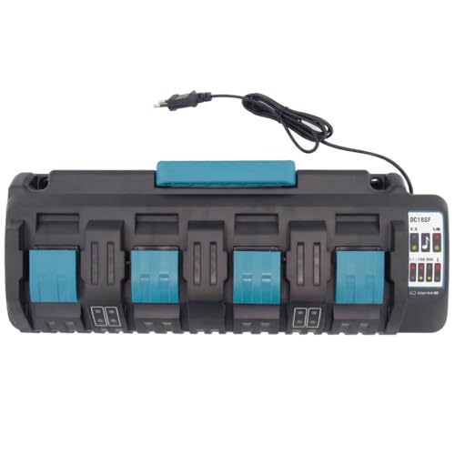 Cargador Makita DC18SF para solucionar la falta de baterias cargadas
