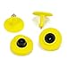 RFID Ear tag 134.2khz Livestocks RFID Low Frenqucy Tagger Pets ID Tags Animal Identification Earring for Pigs Cattles Cows Sheeps (50 Sets,Yellow)