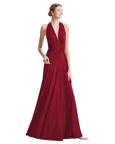 Infinity Dresses for Bridesmaids,Wedding Guest Dresses for Women,Plus Size Wrap Dress Long Maxi Convertible Multiway Dresses
