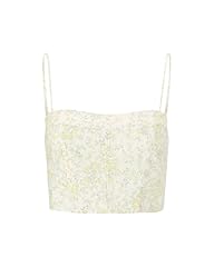 Pear Sorbet Floral Vine White Ground