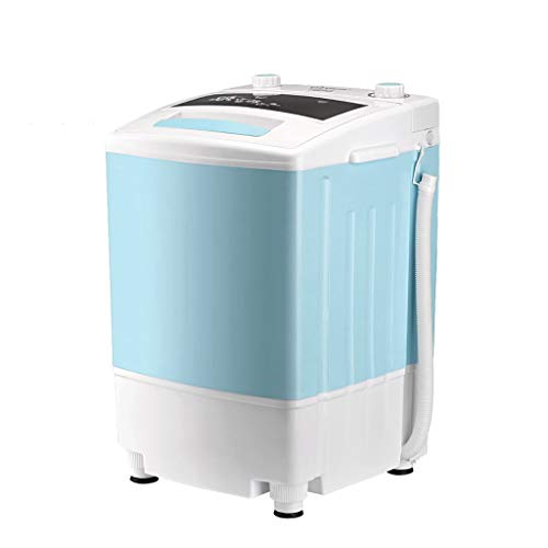 Washers Shoes Washer Home Mini Shoes Washing Machine Capacity 6.5kg Portable Semi-Automatic Shoe Washing Machine with Blue Light Portable Washers (Color : Blue, Size : 40 * 40 * 59cm)