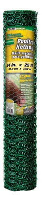 Midwest Air Technologies 308452B Poultry Netting, Green, 24-in. x 25-Ft. - Quantity 24