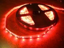 Red Cabinet Counter LED Lighting Tape Strip 3528 SMD 5 Meters / 16.4'