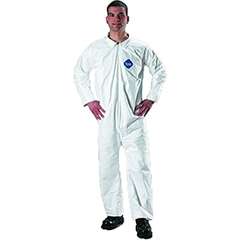 Tyvek Coveralls Standard Suit with Zipper Front (25 per case) Large Cover
