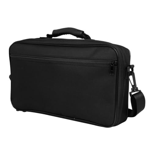 BESPORTBLE Storage Bag Oxford Material Black Single Shoulder Handbag Stain-resistant and