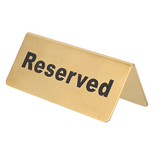 CIYODO Reserved Sign for Restaurants Elegant Party Table Card for Weddings Business Events and Formal Gatherings and Stylish Reserved Seats