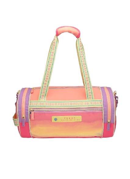 Bolsa de Viagem Color Block Rosa - Puket